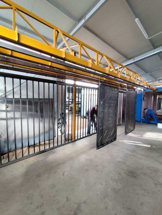 Executam lucrări de vopsitorie in camp electrostatic