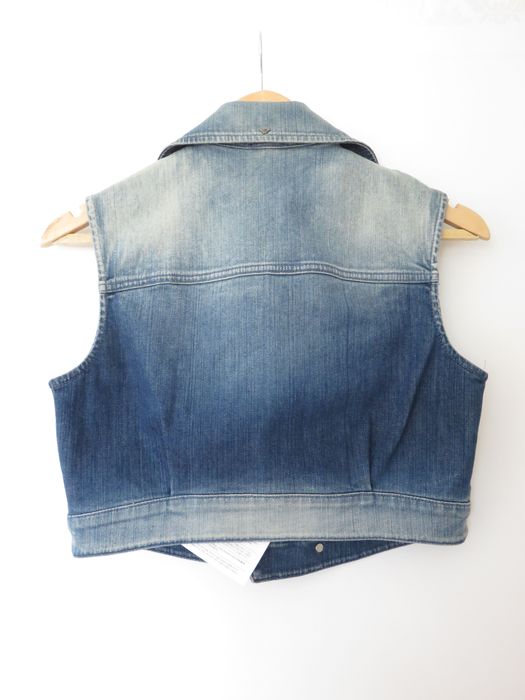 Късо дънково елече Armani Jeans, S - M, ново