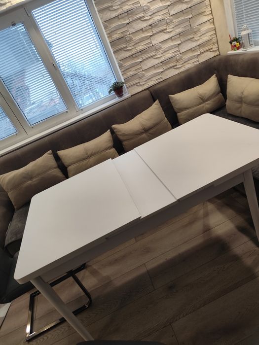 Разтегателна бяла маса 80/130-155лв