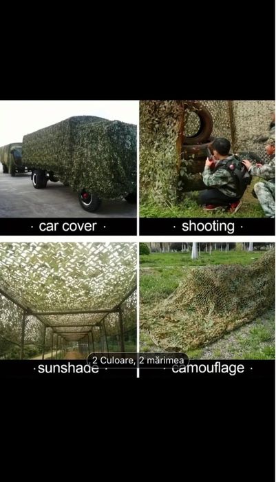 Plasă camuflaj premium 24 m2 pânza Oxford 150D