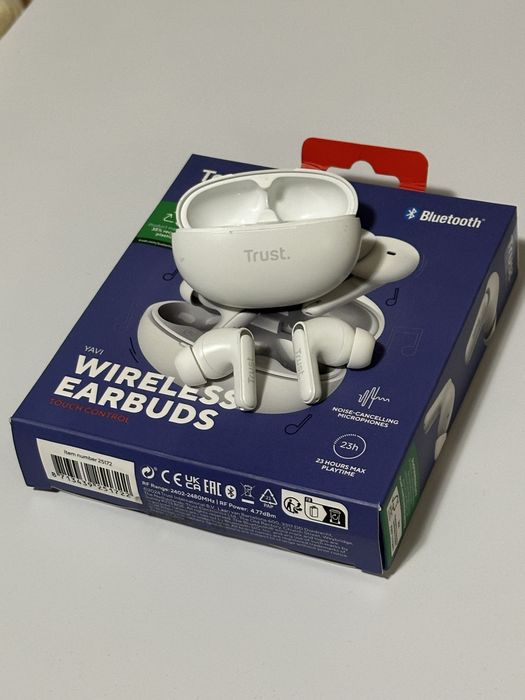 Безжични слушалки Trust Yavi Bluetooth ENC Earbuds