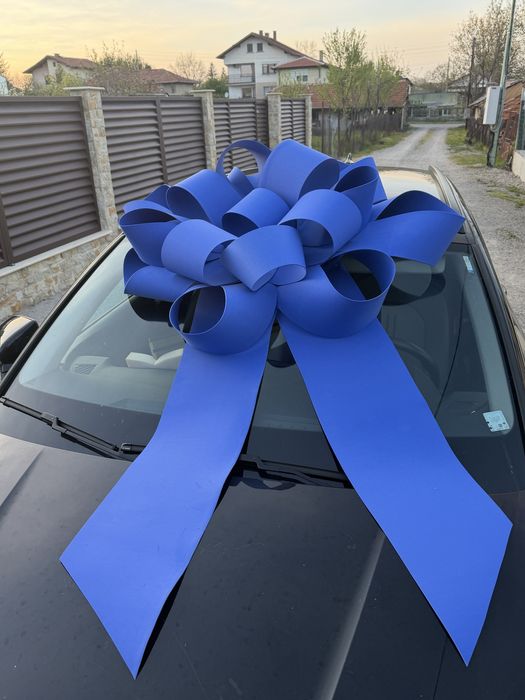 ОГРОМНА ЛУКСОЗНА ПАНДЕЛКА за кола автомобил панделка подарък,панделка голяма, абитуриент, сватба,панделка за кола, панделка за автомобил
