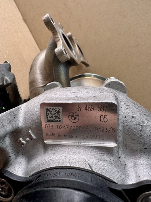 Turbina BMW B58 3.0 Benzina Originala 8489597 G60 G70 G45 X5 X6