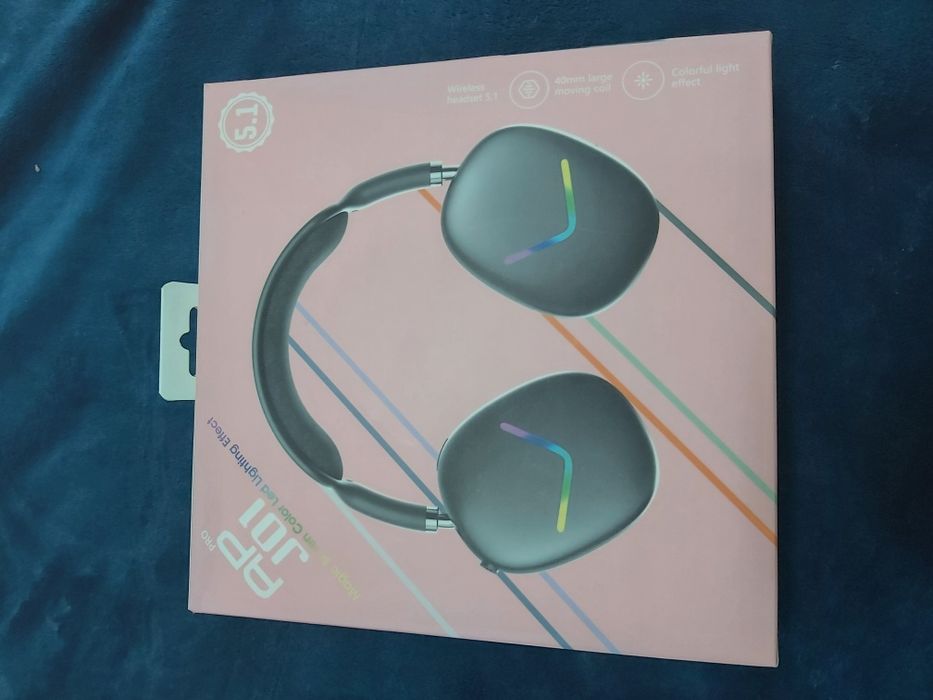 Led Wireless Headphones AP J01 PRO
