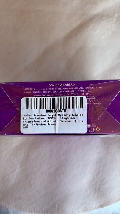 Swiss Arabian Eau de Parfum Royal Mystery unisex 100ml – Chypre fructat