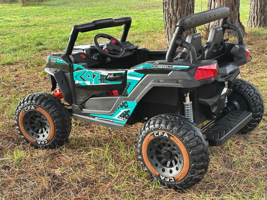 UTV electric pentru copii 2-8 ani,2 locuri 4x4 300W, 24V 8Ah, Premium