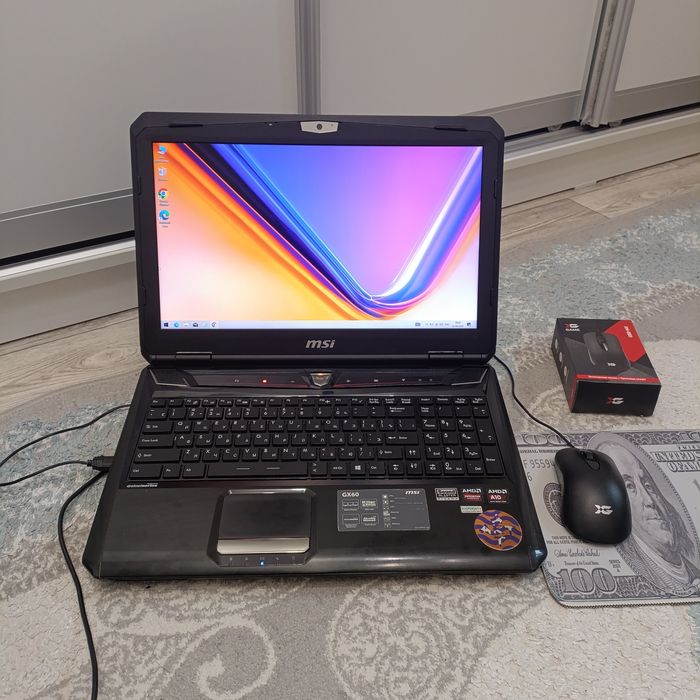 Крутой MSI Notebook 15.6 Full HD/500ГБ+750ГБ/ОЗУ-4Гб/Мощный звук!