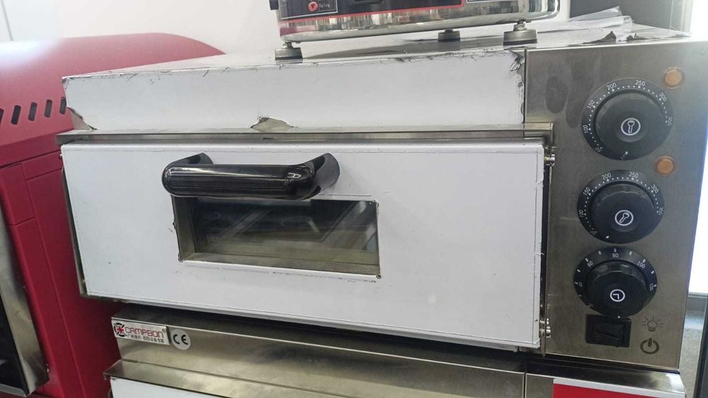 Пицца печь двух секционная