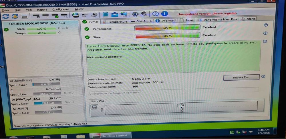 6.HDD Hard Disk Laptop Toshiba 500Gb 5400rpm 8MB SATA II
