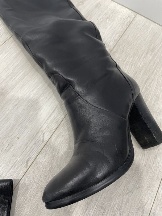 Кожаные сапоги баскони