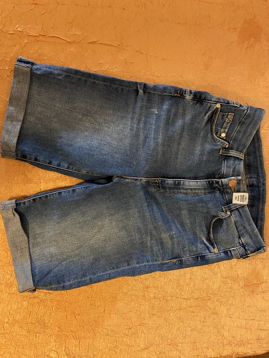 blugi Denim deasupra genunchiului