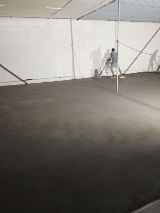 СТЯЖКА заливаем.