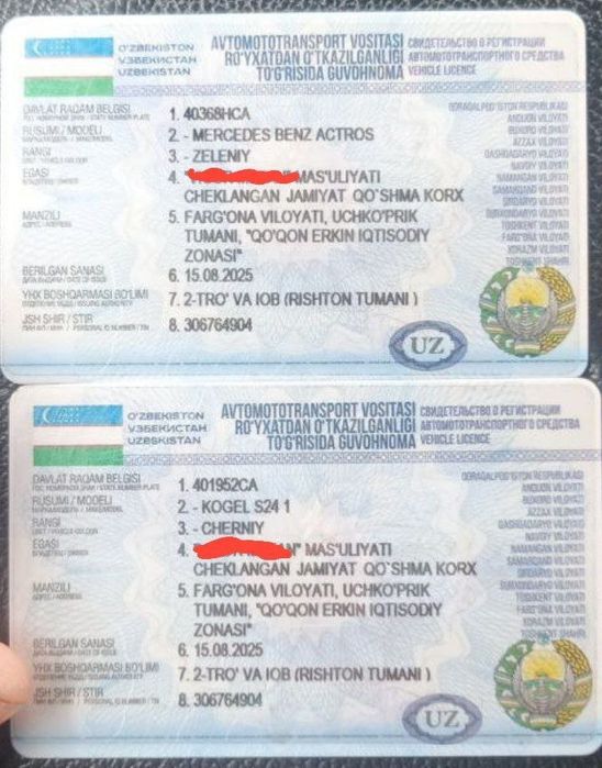 Mercedes benz actros 2015 yil