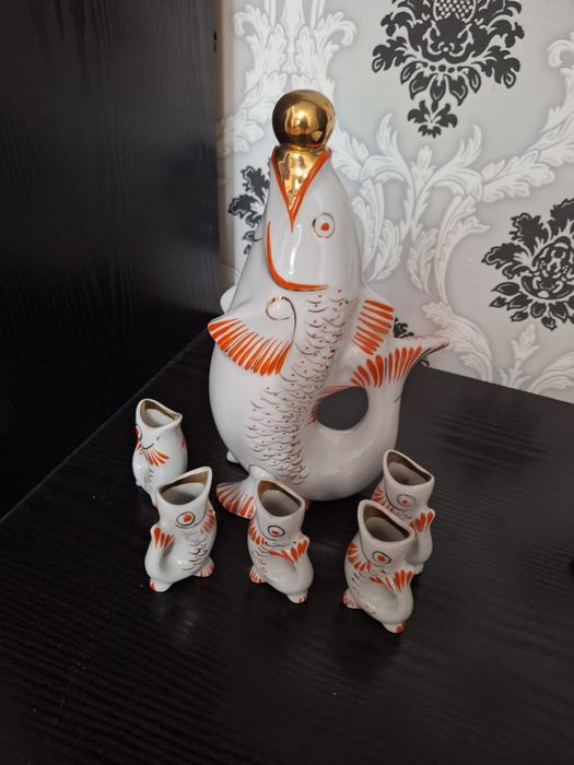 Советский кофейный сервиз и рыбки!