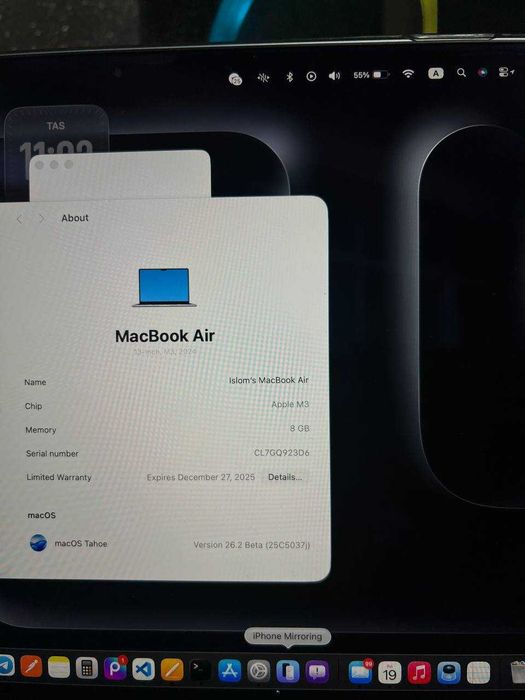 Macbook M3 (Srochniy sotiladi)