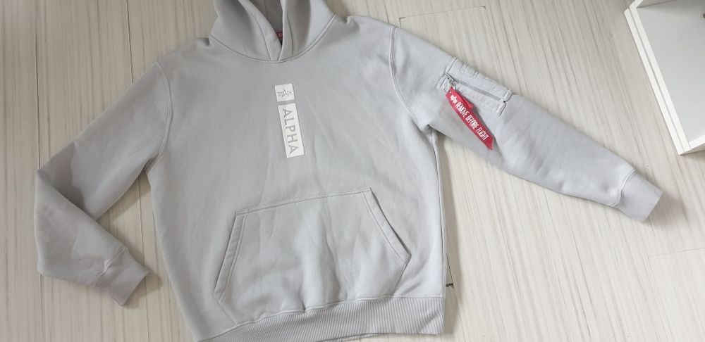 Alpha Industries Cotton Hoodie / L НОВО! ОРИГИНАЛ! Мъжки Суитчър