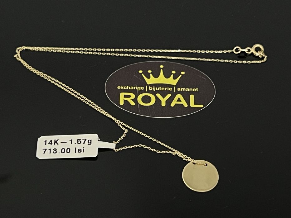Bijuteria Royal CB : Lant aur 14k 585  1,57 grame