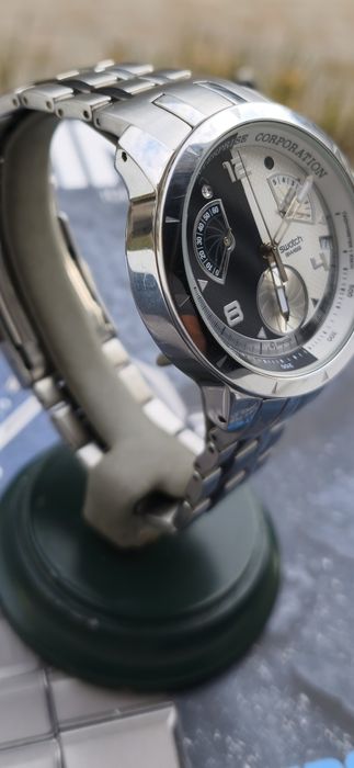 Ceas Swatch Irony Retrograde Hugo Drax James Bond 007 Villain