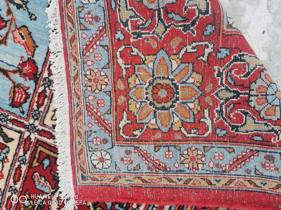 Ръчно Тъкан Оригинален Персийски Вълнен Килим