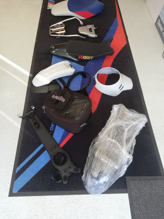 Чанта за резервоар на БМВ R ninet седалки ауспух мотоциклет