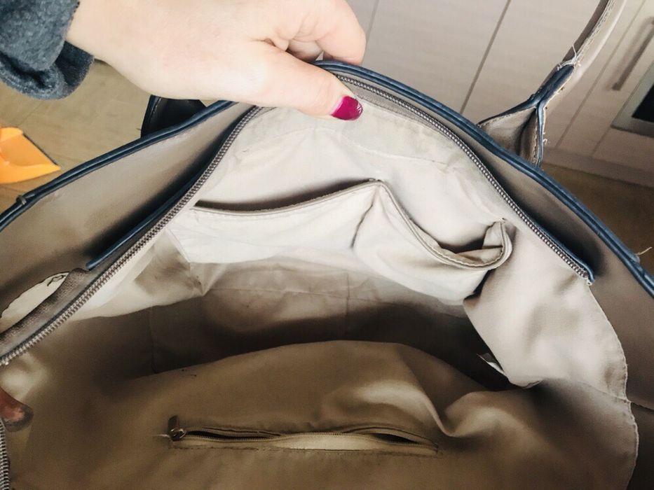 Чанта и Ботуши от естествена мека кожа в цвят мляко с какао