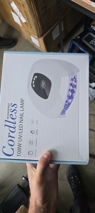 Безжична UV LED лампа за нокти 108W презарежда -Cordless Rechargeable