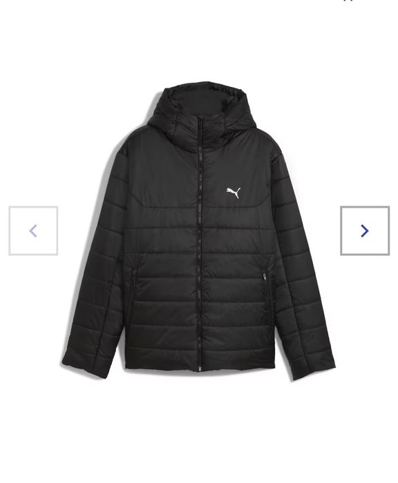 PUMA Geacă de vatelină bărbați matlasată Essentials, gri  NOUĂ