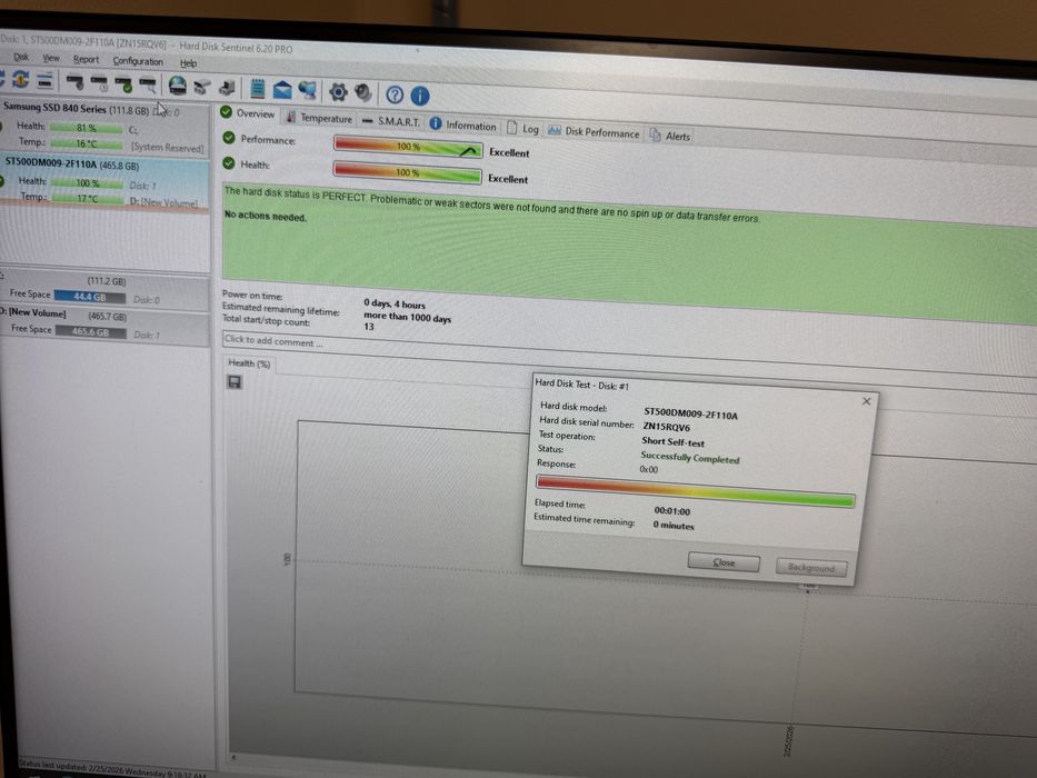 HDD Seagate BarraCuda® 500GB, 7200rpm, 32MB cache, SATA III nefolosit