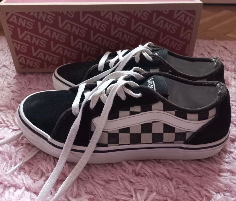 Обувки Vans, 37, черно-бели