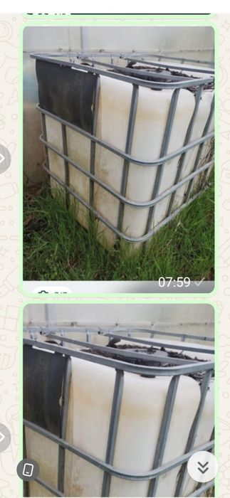 Vând cub /butoi 1000 L pt.lichide