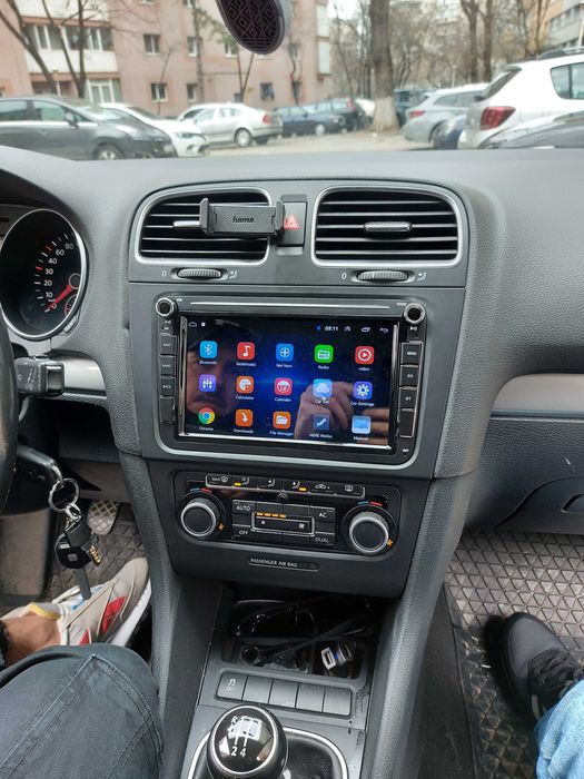 Navigatie Android Passat Golf Waze YouTube GPS BT