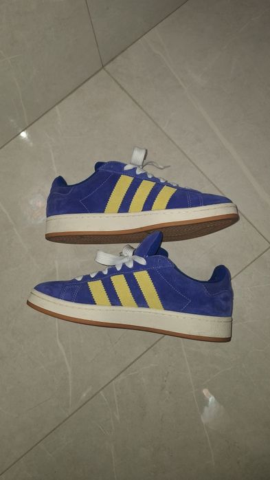 Adidas Campus albastru cu galben