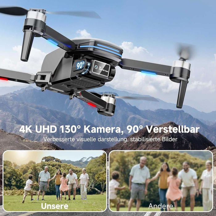 Drona 2 acumulatoare cu camera si aplicatie