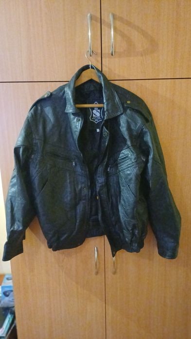 Мъжко кожено яке SILVER