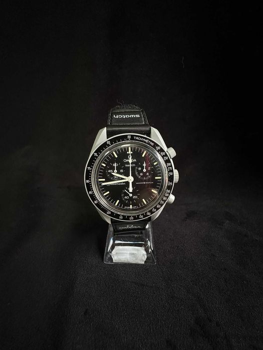 Ceas Swatch x Omega MoonSwatch - Mission to the Moon - Quartz - Negru/Gri