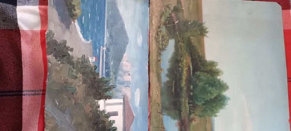 Картинки маслом старинные