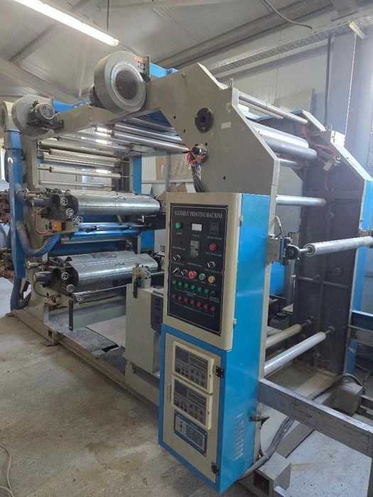 Masina confectionat pungi in Vcu fereastra+Masina de imprimat 4 culori