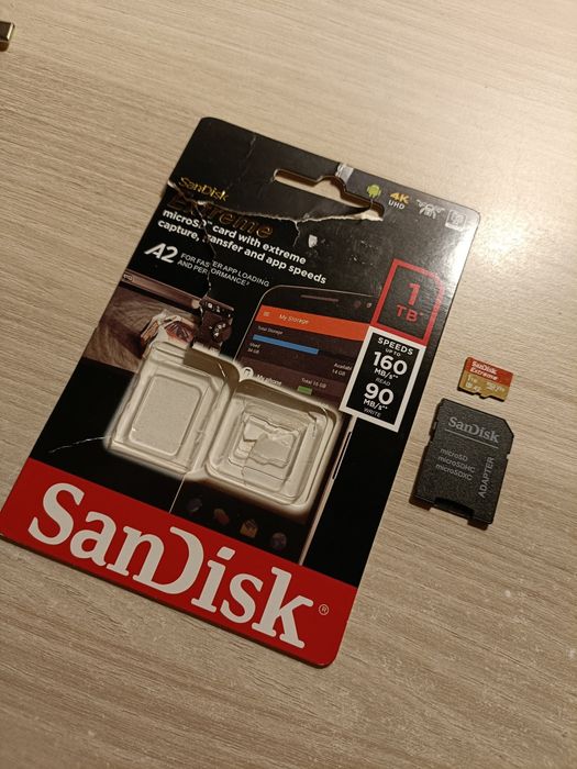 Card microSD 1TB SanDisk Extreme A2 | Țiplă | Aproape Nou