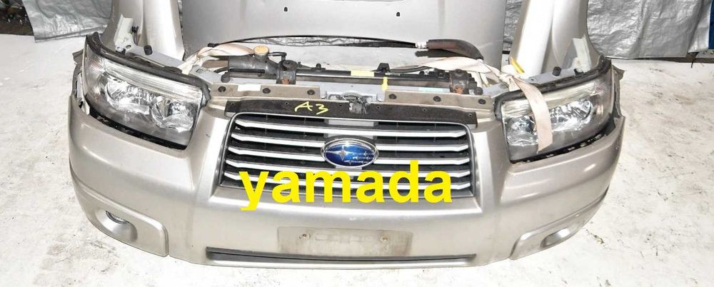 Subaru Forester SG ноускат передий бампер в сборе