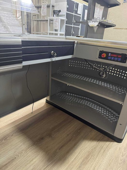 Стол касса, касса, касса для магазина, кассовый стол