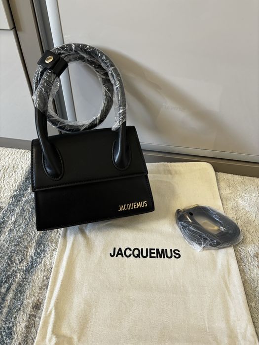 Geantă Jacquemus neagră nouă