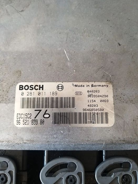 Ecu calculator motor 2.0 hdi citroen c5 0281011189 9652183980 9646850580