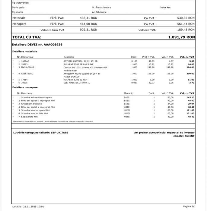Yamaha YZ65 – stare foarte bună
