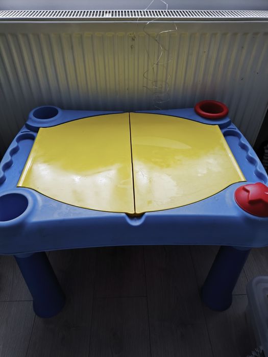 Masă copii pentru activități, depozitare jucării, Lego