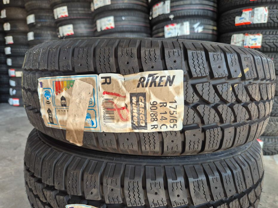 4 Anvelope VARA IARNA 4Sezoane M+S - 175/65/14C - RIKEN - NOU - DOT 2018 ! SUPER PRET !