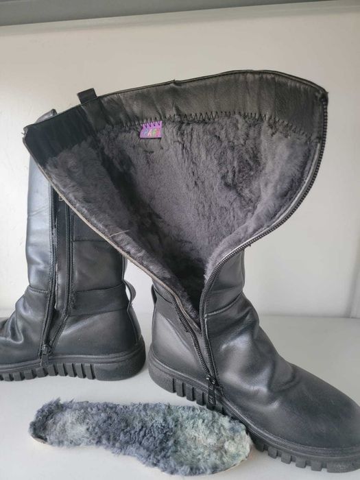 Сапоги натуральные зимние р.35