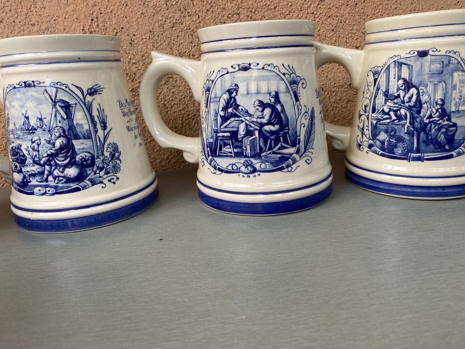 Холандски халби за бира делфт чаша за бира от порцелан