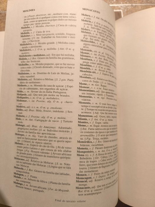 Тълковен речник на португалскиия език - като нов, том 3