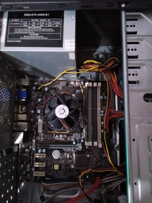 i5 4570 4 yadroli kompyuter keysi ozu 4gb HDD 250 blok pitaniya 450 w