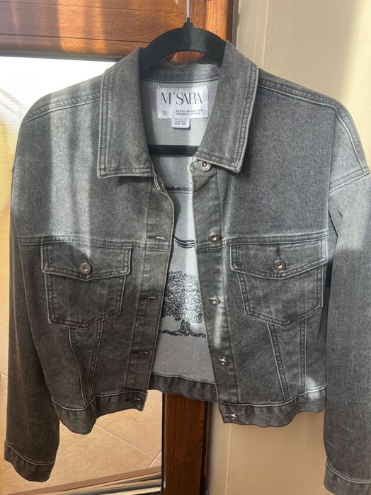 Есенно дънково сако